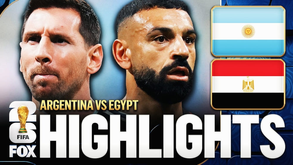 img of Argentina vs Egypt Highlights 🌎🏆 2026 FIFA World Cup™ | Round of 16 - FO...