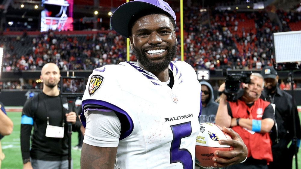 img of Backup QB Huntley rewards Ravens' faith in him with...