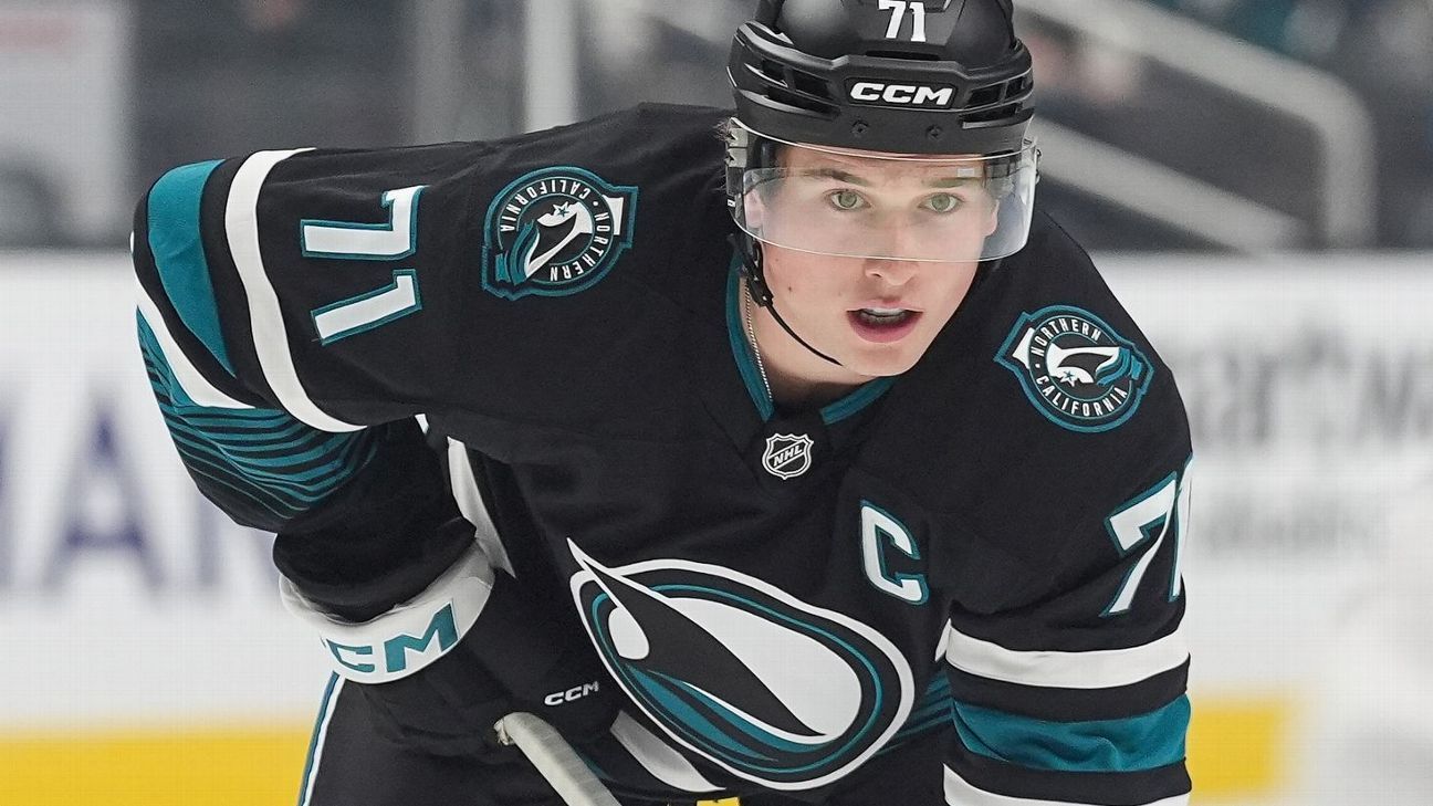 Celebrini scratched with lower-body injury before...