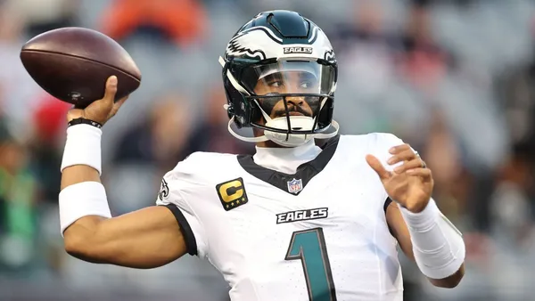 img of Eagles QB Hurts ruled out vs. Panthers with blood clot...