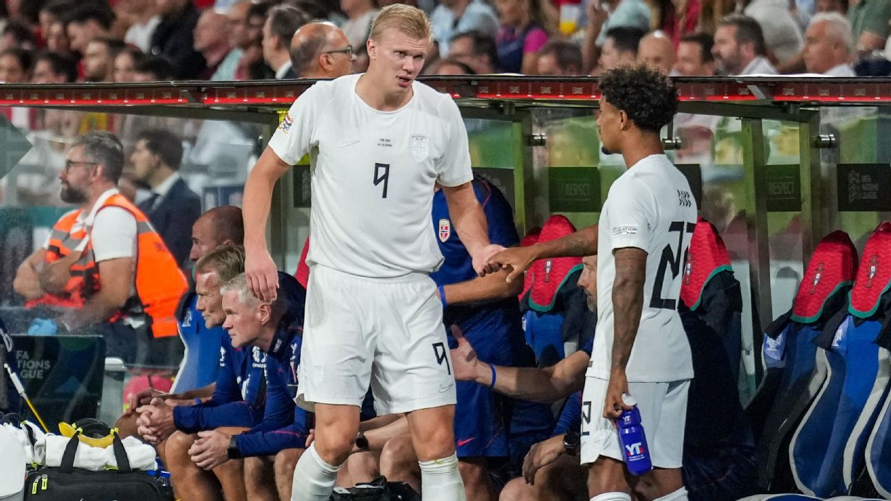 Haaland sparks injury fear, asked to be subbed