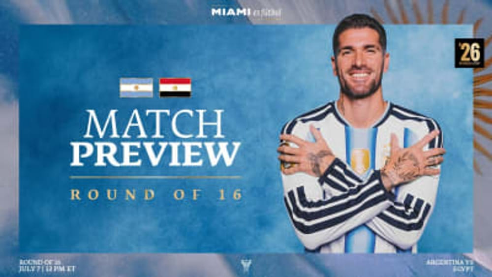 img of MATCH PREVIEW: Messi and De Paul's Argentina Takes On Egypt in the Round...