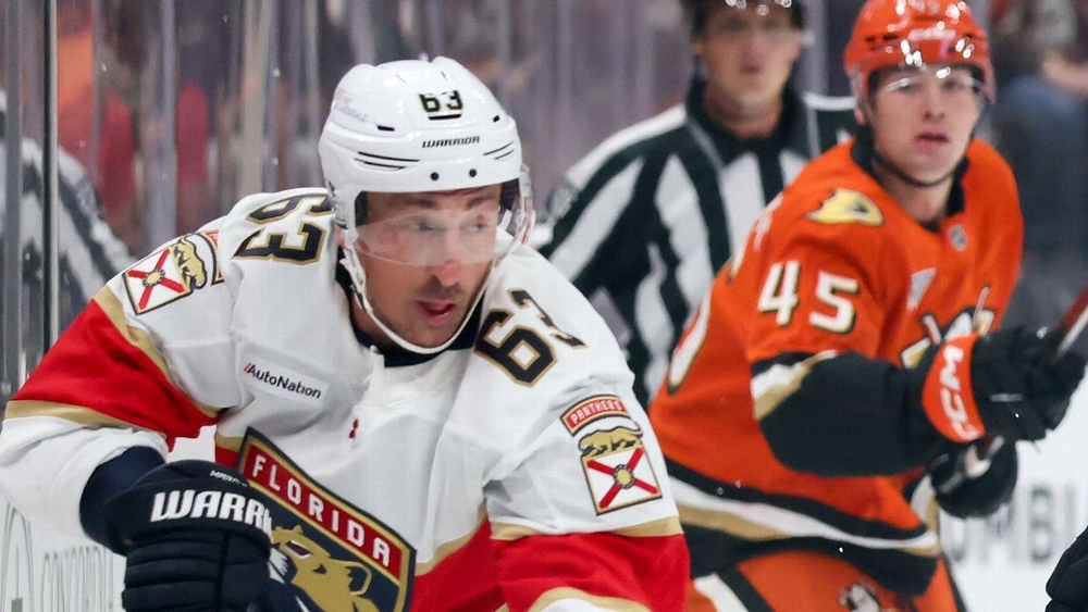 img of Marchand, out since March 6, back in Panthers' lineup...