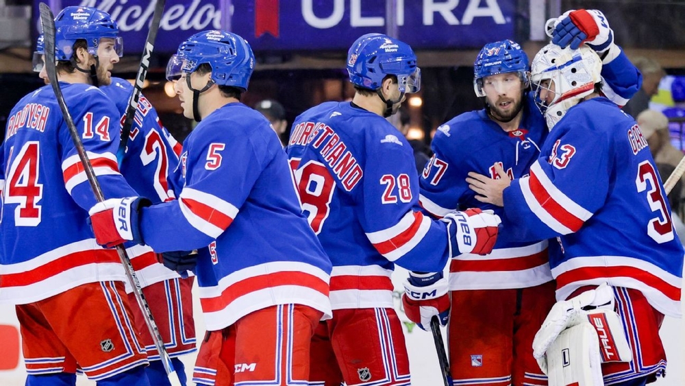 img of Resurgent Rangers race past Ducks, improve to 6-0-0 on...