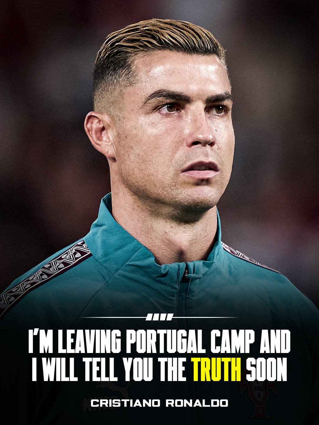 Ronaldo Breaks Silence on Portugal Exit: 'In Time, I Will Tell the Truth'
