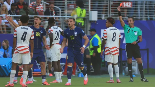 img of Sources: USMNT cannot appeal Balogun red card