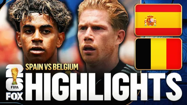 img of Spain vs Belgium Highlights 🌎🏆 2026 FIFA World Cup™ | Quarterfinals -...