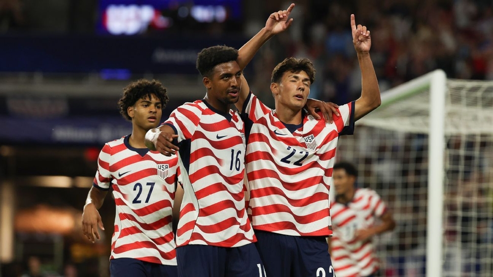 img of USMNT player ratings: Freeman's two-way play earns him...